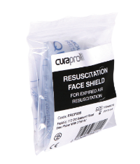FASTAID CPR FACE SHIELD DISPOSABLE WITH NON-RETURN VALVE